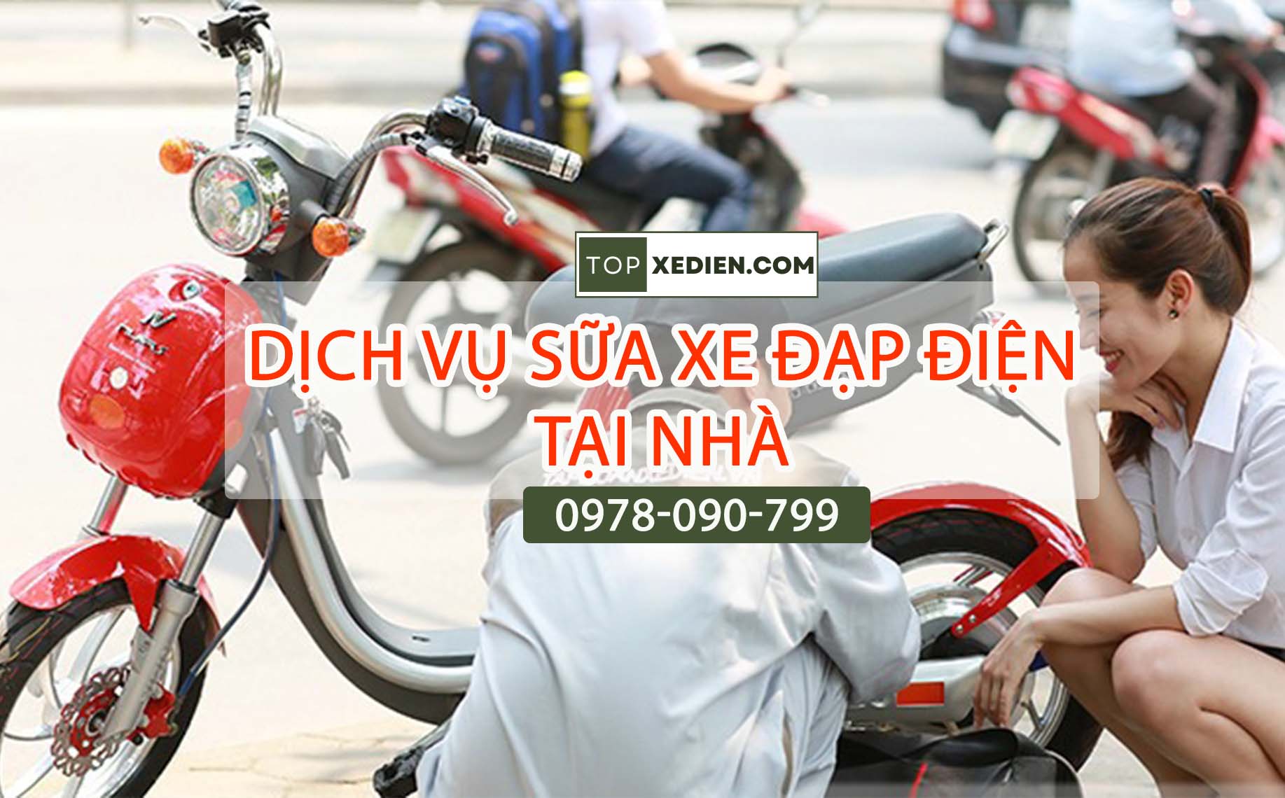 Dịch vụ sữa xe đạp điện tại nhà 24/7